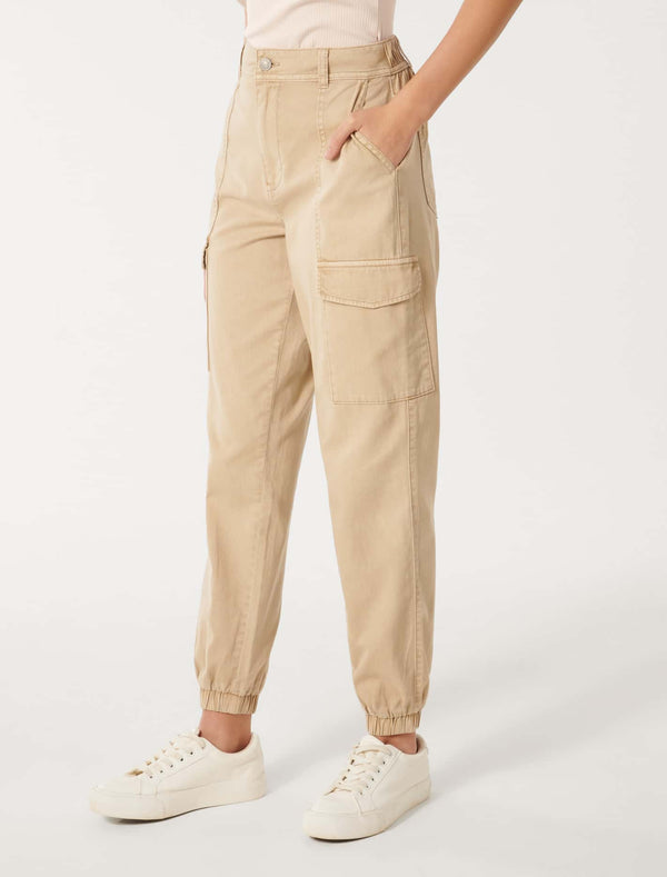 Darcy Cuffed Cargo Pant Jeans Forever New