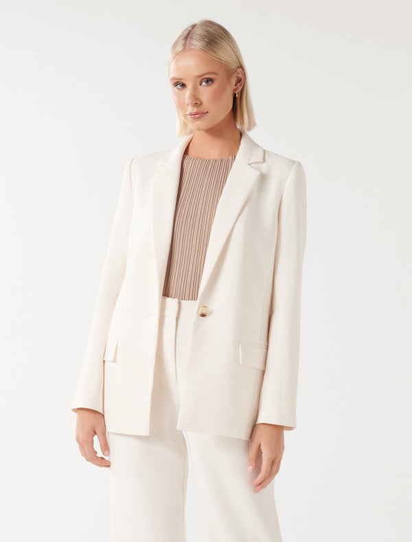 Remi Single Breasted Blazer Forever New