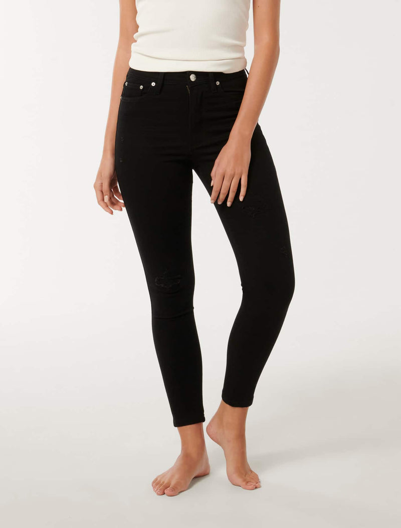 Ashley Mid-Rise Skinny Jeans Forever New