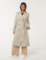 Darlah Petite Soft Trench Coat Forever New