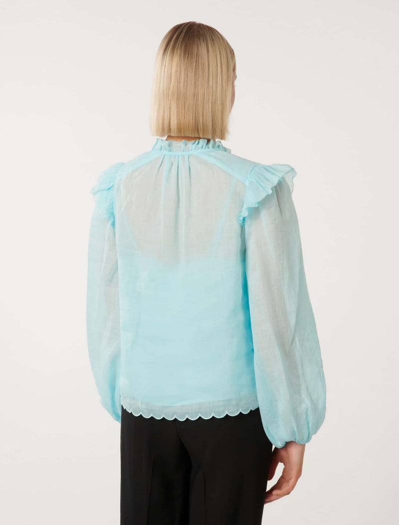 Reign Rami Popover Blouse Forever New