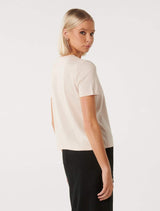 Lara Boxy Crew Neck T-shirt Forever New