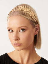 Priscilla Grecian Metal Headband Forever New