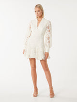 Iris Lace Mini Dress Forever New