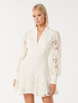 Iris Lace Mini Dress Forever New