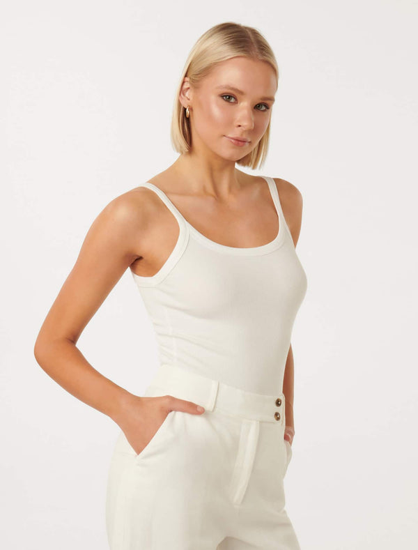 Alisandra Scoop Neck Bodysuit Forever New