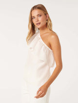 Fern Asymmetric Frill Top Forever New