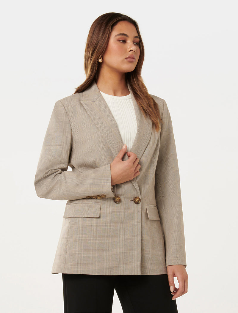 Isla Double Breasted Blazer Forever New