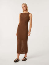 Paige Pointelle Knit Dress Forever New