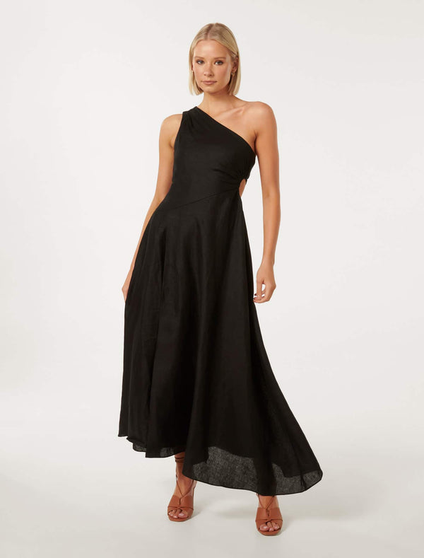 Rhianna One Shoulder Midi Dress Forever New