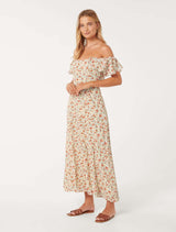 Amalie Off-Shoulder Midi Dress Forever New