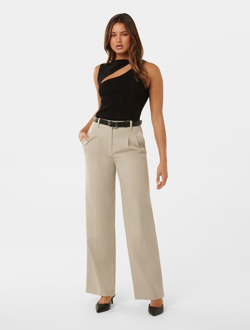 Edweena Belted Straight Leg Pants Forever New