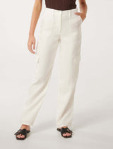 Casey Linen Cargo Pants Forever New