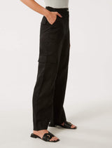 Casey Linen Cargo Pants Forever New