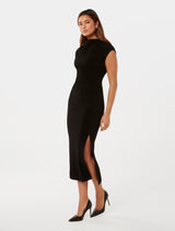 Samantha Cowl Neck Midi Dress Forever New