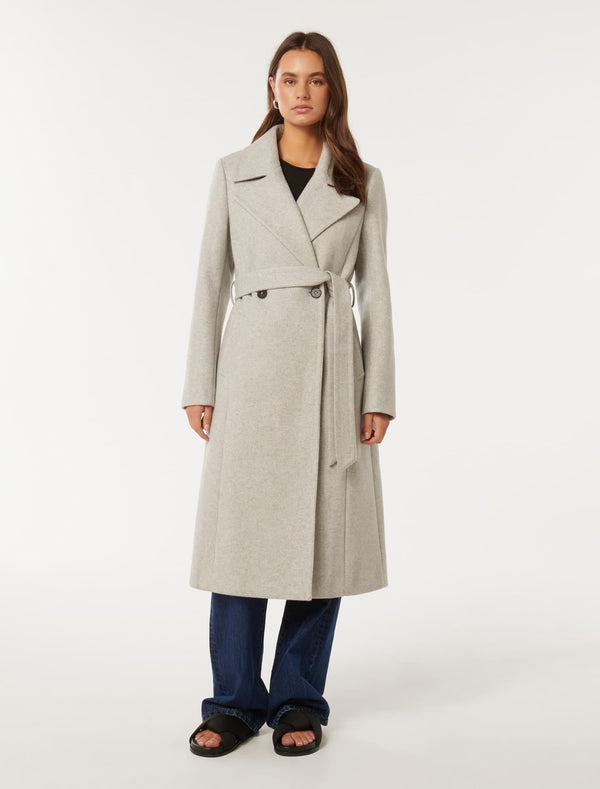 Polly Wrap Coat Forever New