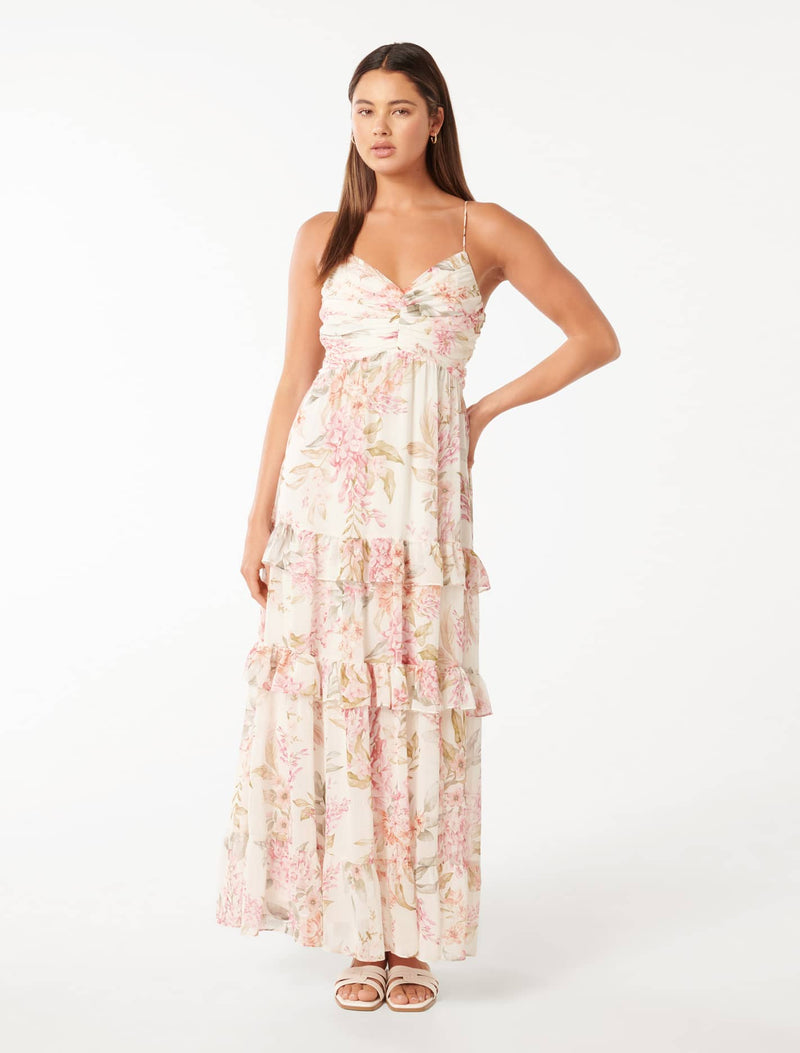 Edwina Tiered Maxi Dress Forever New