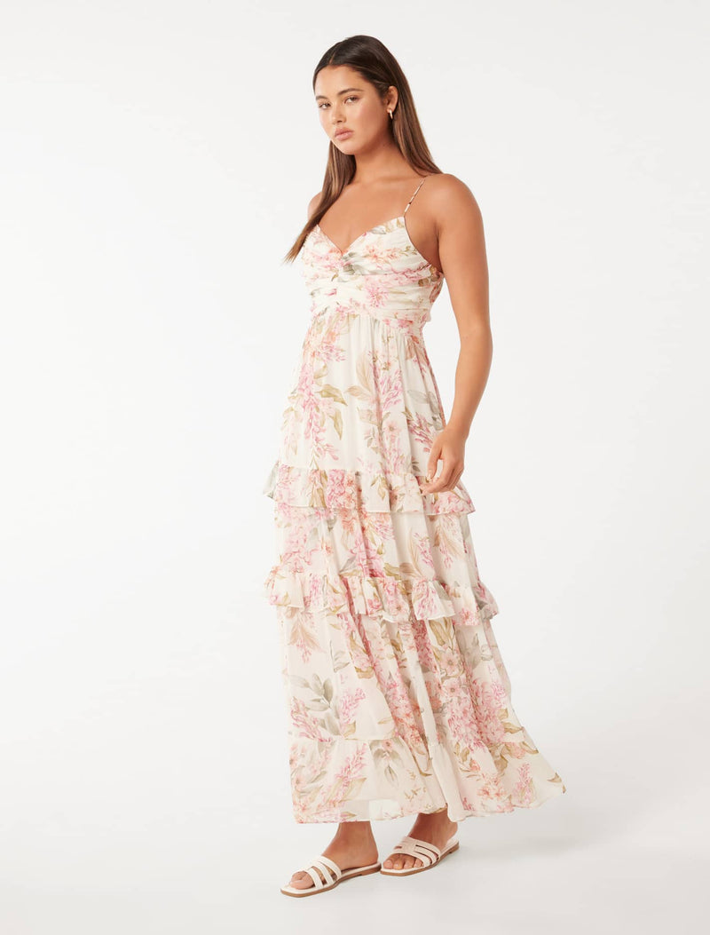 Edwina Tiered Maxi Dress Forever New