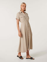 Avana Midi Shirt Dress Forever New