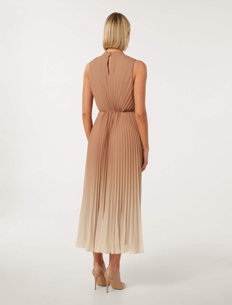 Phillipa Pleated Midi Dress Forever New