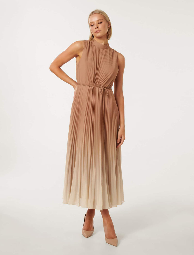 Phillipa Pleated Midi Dress Forever New