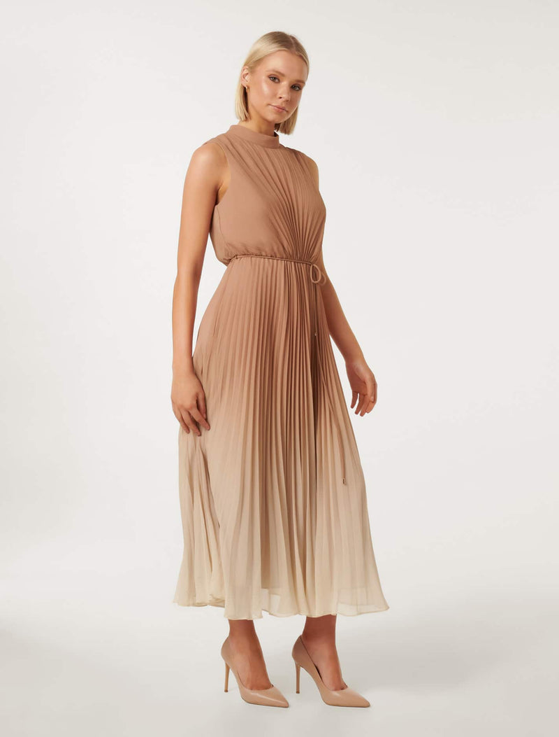 Phillipa Pleated Midi Dress Forever New