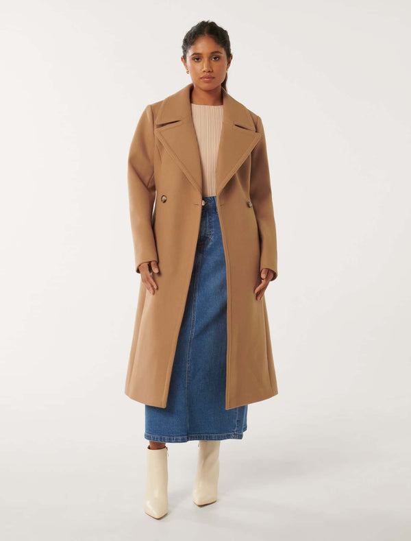Polly Petite Wrap Coat Forever New