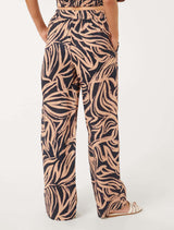 Livy Printed Linen Pants Forever New