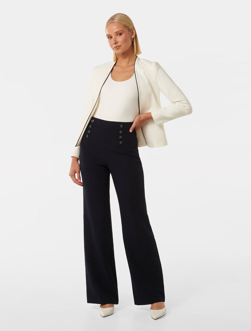 Sharon Collarless Blazer Forever New