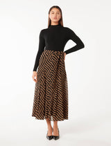 Donna Godet Midi Skirt Forever New