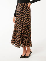 Donna Godet Midi Skirt Forever New