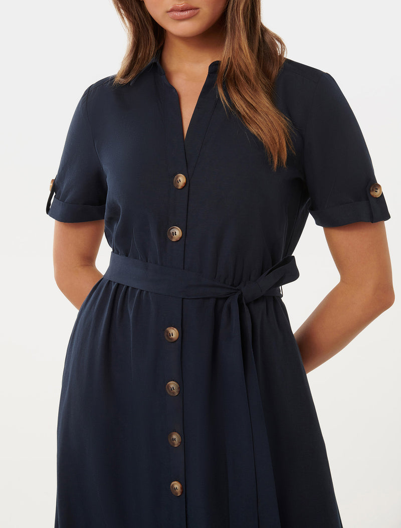 Georgia Midi Shirt Dress Forever New