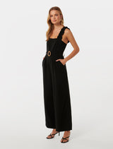 Gemma Ruffle Shoulder Jumpsuit Forever New