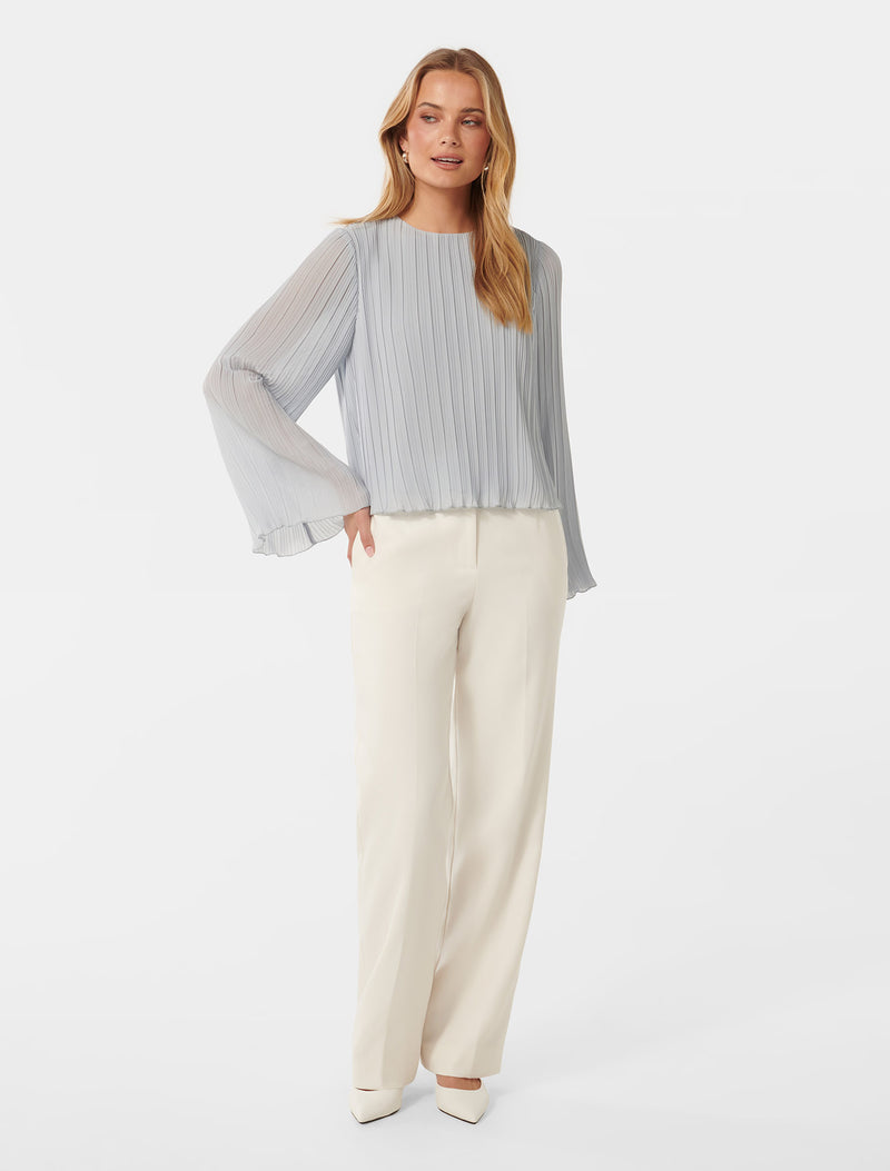 Paxton Pleated Shell Top Forever New