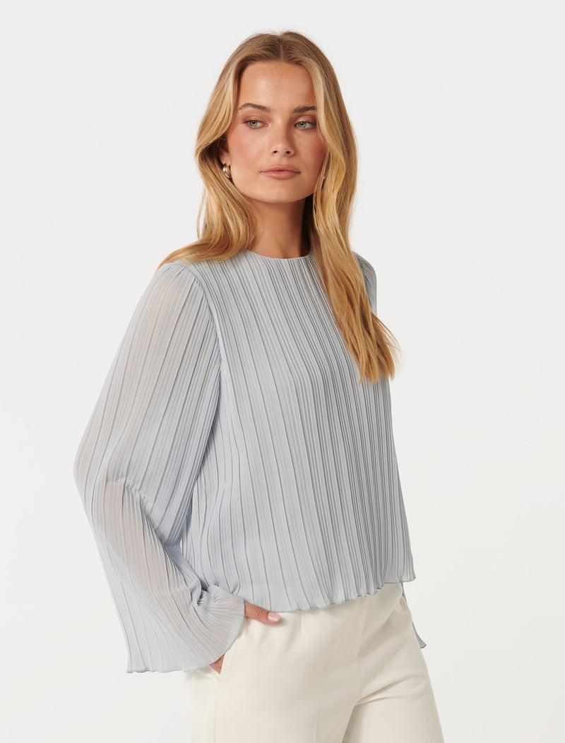 Paxton Pleated Shell Top Forever New