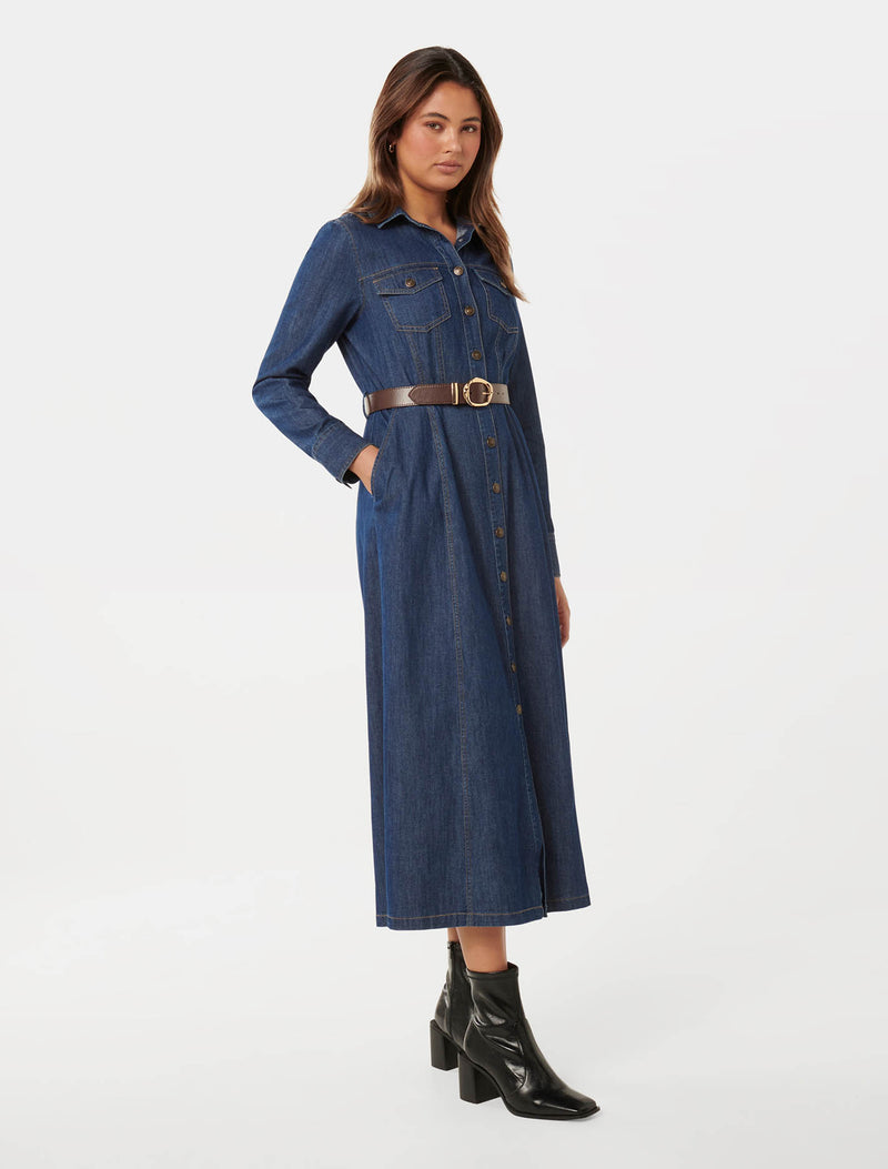 Lexi Midi Shirt Dress Forever New