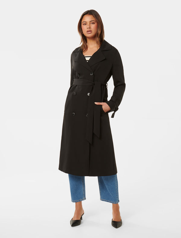 Natasha Soft Trench Coat Forever New