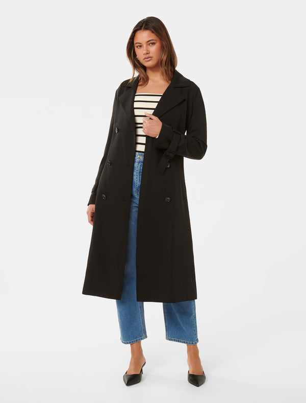 Natasha Soft Trench Coat Forever New