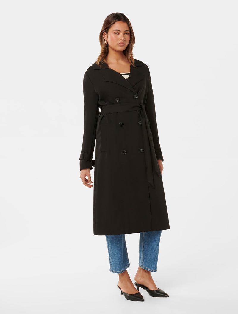 Natasha Soft Trench Coat Forever New