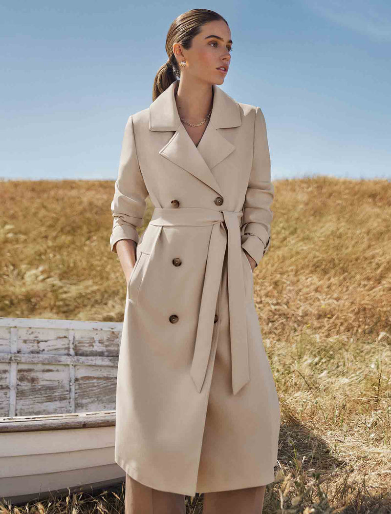 Natasha Soft Trench Coat Forever New