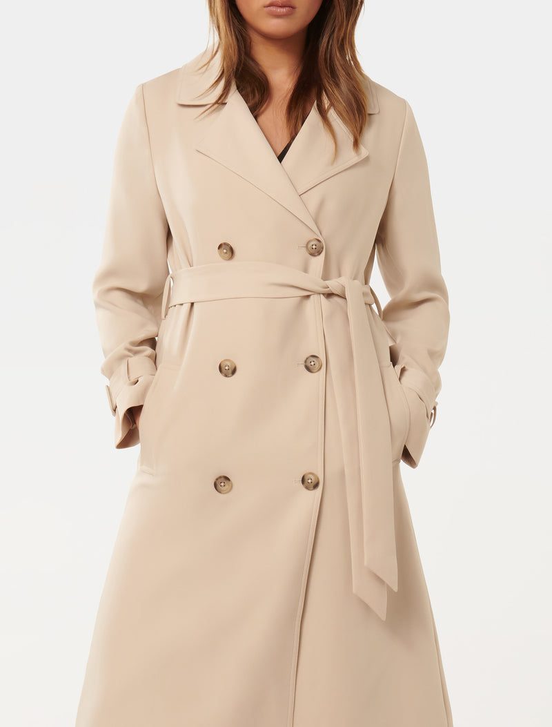 Natasha Soft Trench Coat Forever New