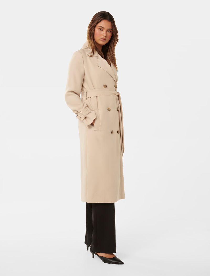 Natasha Soft Trench Coat Forever New