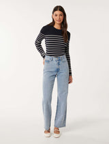 Della Rib Knit Jumper Forever New