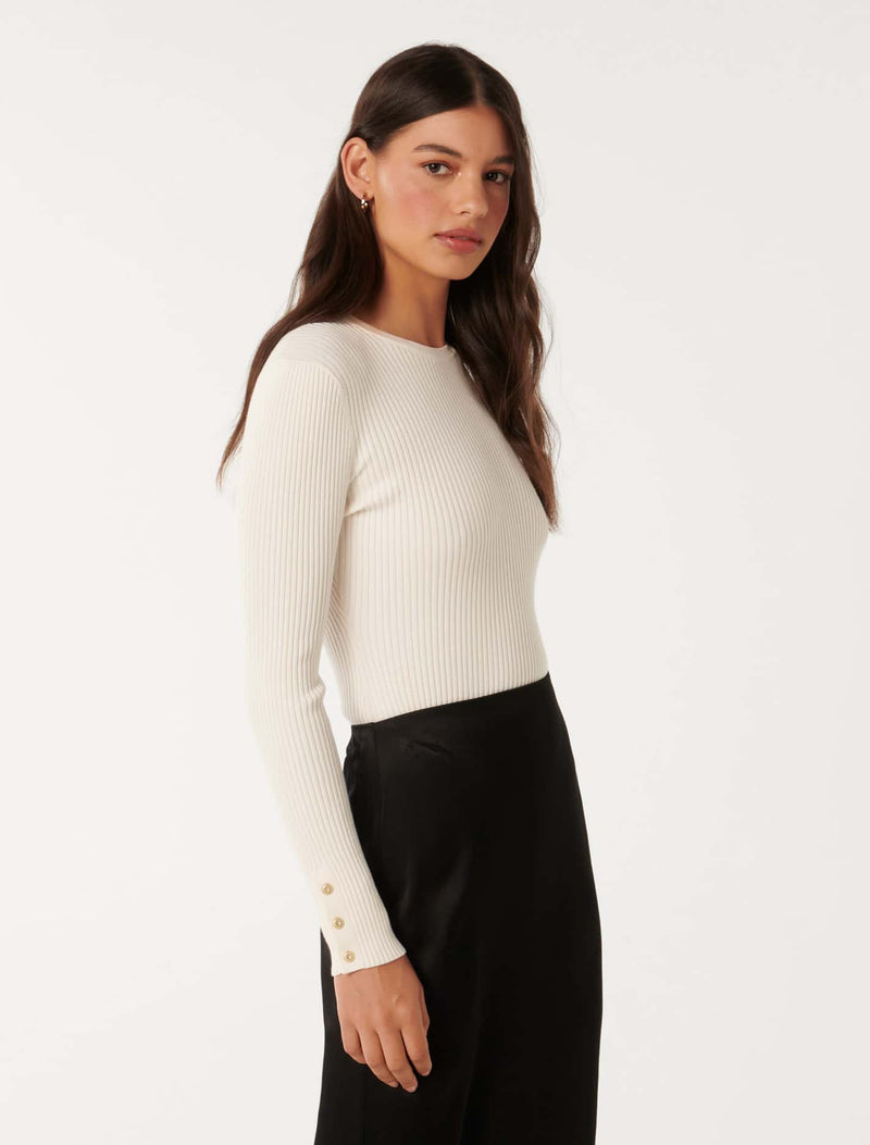 Della Rib Knit Jumper Forever New