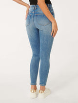 Ashley Mid-Rise Skinny Jeans Forever New