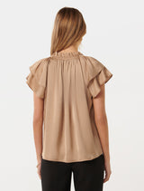 Marni Micropleat Blouse Forever New