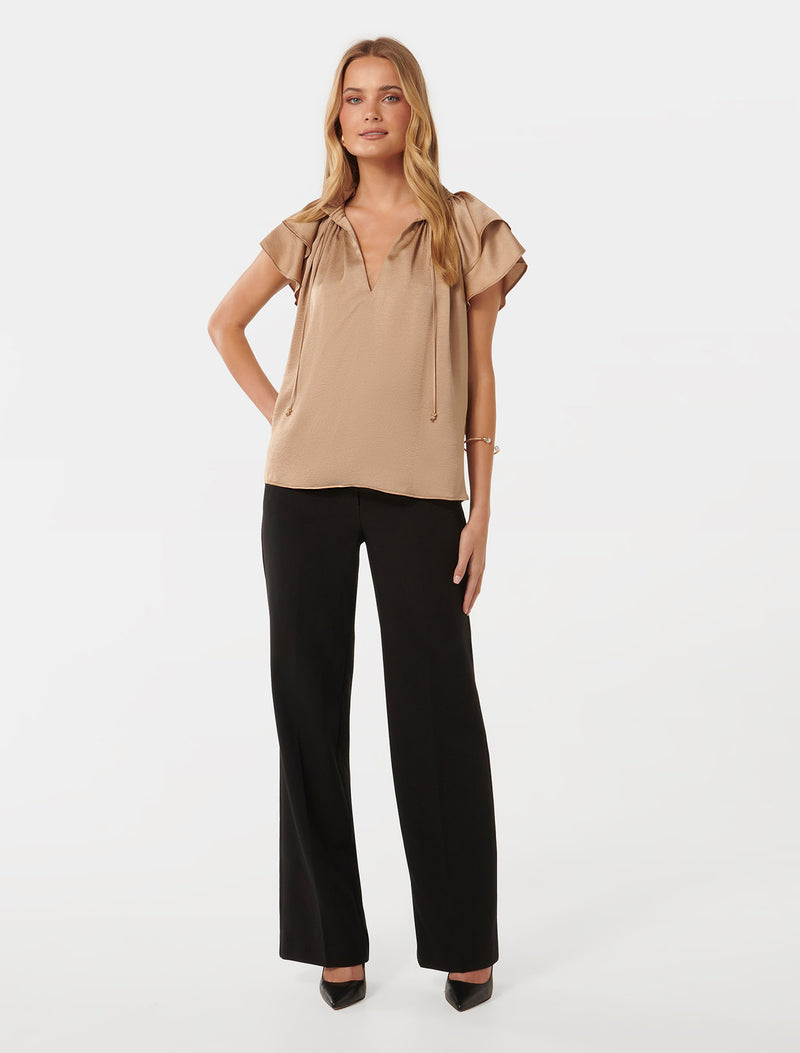 Marni Micropleat Blouse Forever New