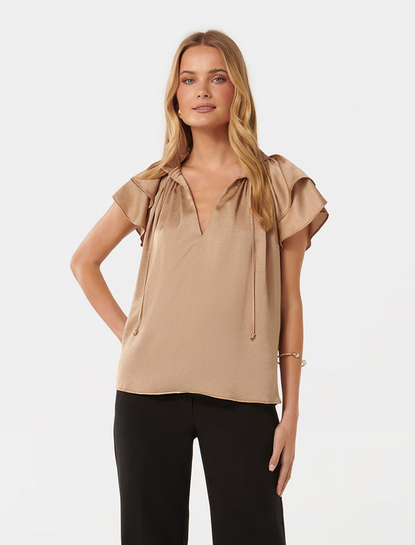 Marni Micropleat Blouse Forever New