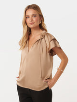 Marni Micropleat Blouse Forever New