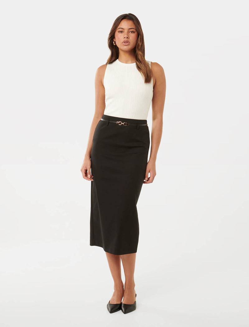 Nadia Pencil Midi Skirt Forever New